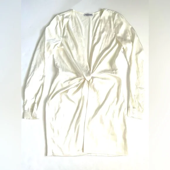 Fashion Nova Sugar Free Pearl color Mini Dress Sz. L - Picture 14 of 14